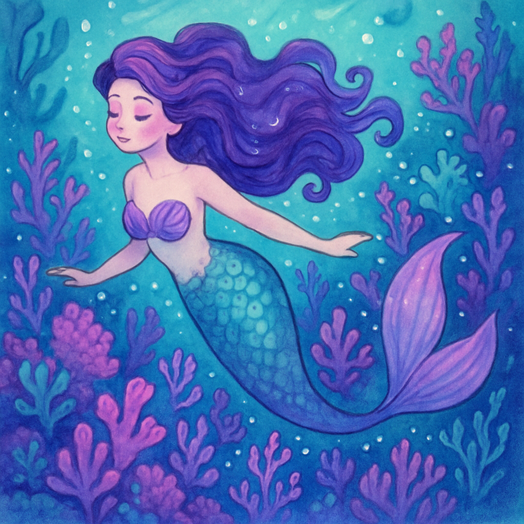 Mermaid's Ocean Realm Painting Diamond Kit