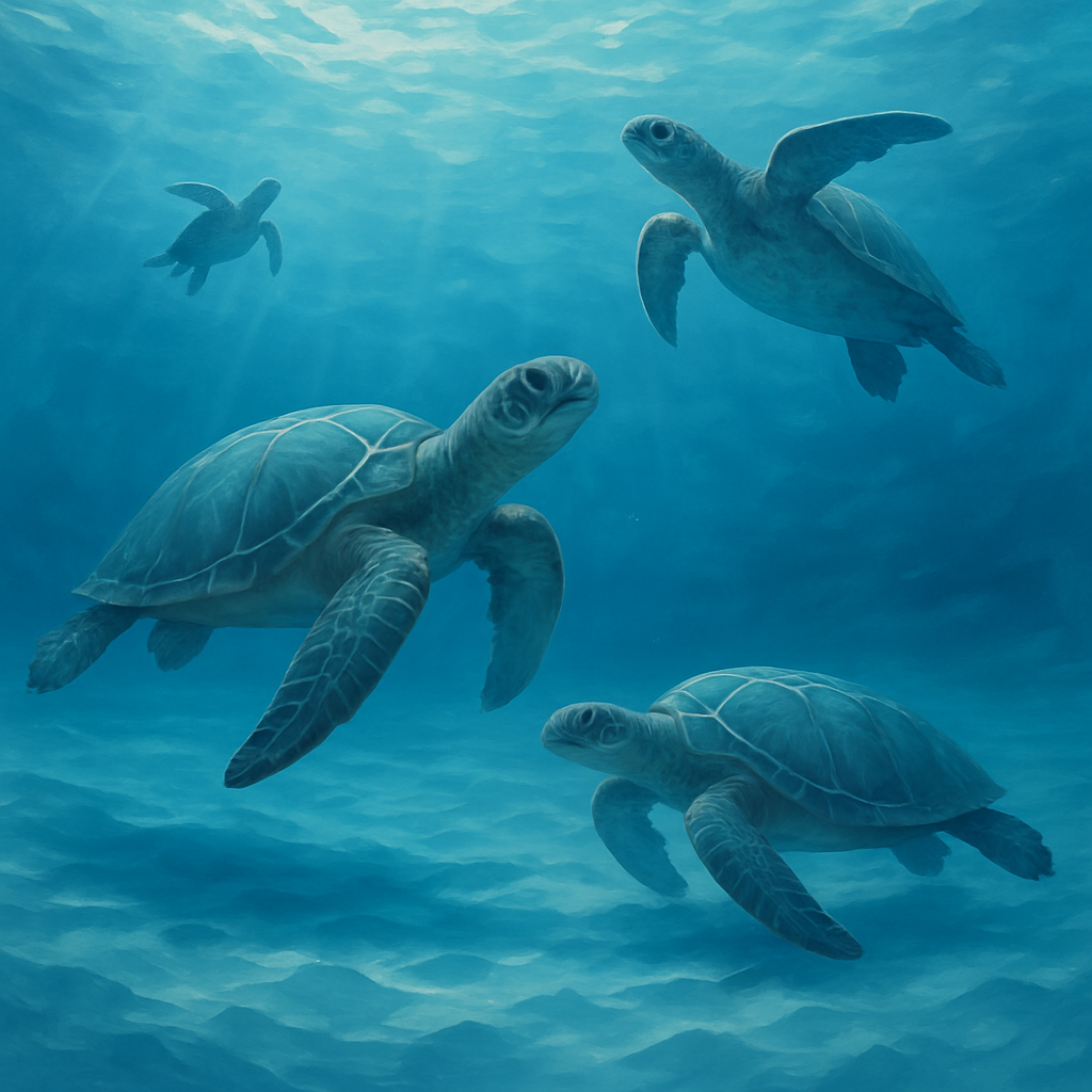 Turtle Ocean Voyage Painting Diamond Kit