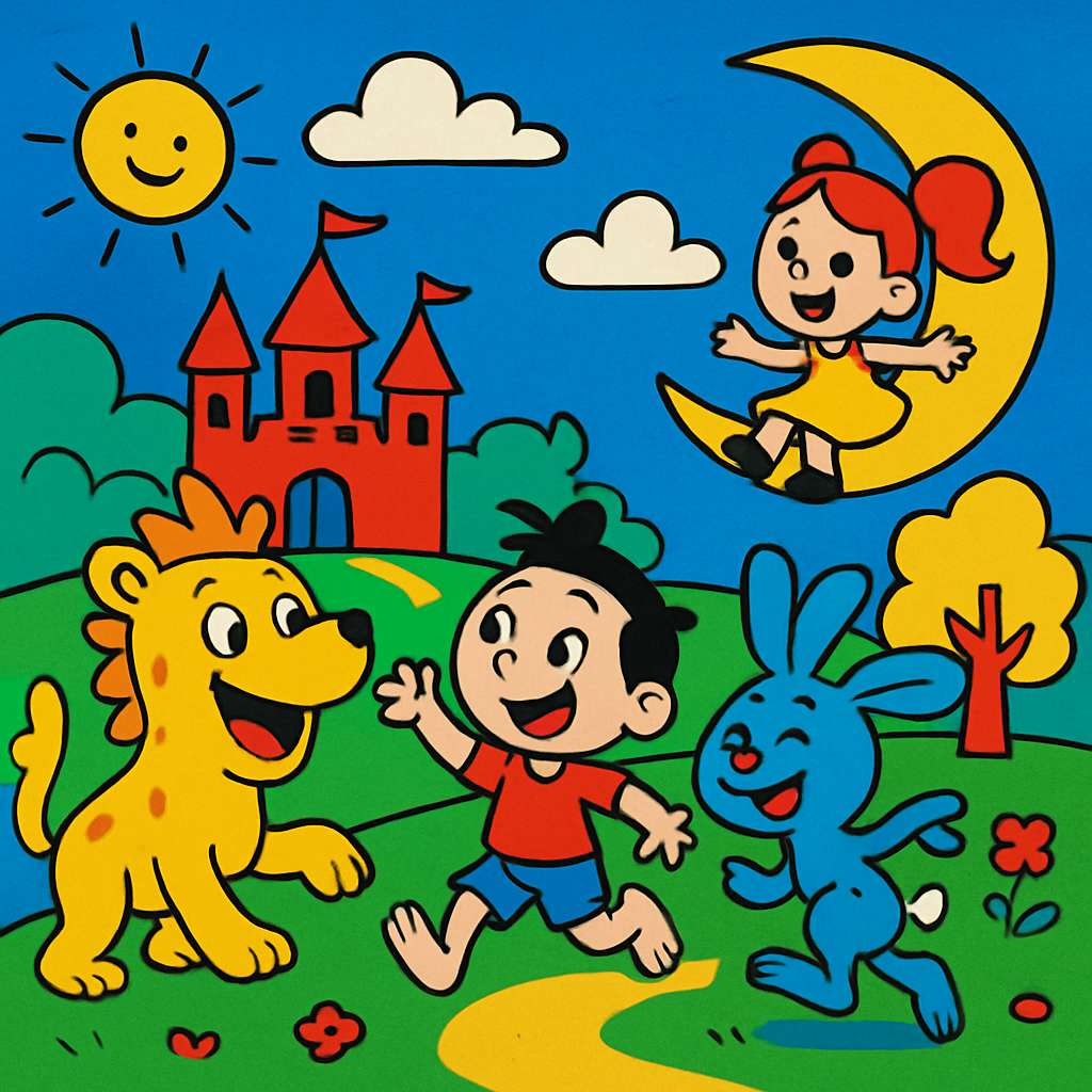 Cartoon Adventure Mosaic Painting Diamond Kit