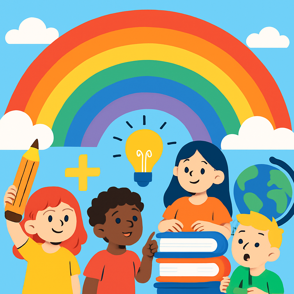 Rainbow Learning Journey Painting Diamond Kit