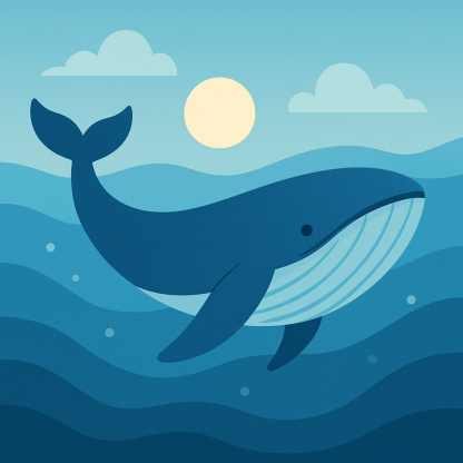 Dreamy Whale Ocean Journey Painting Diamond Kit