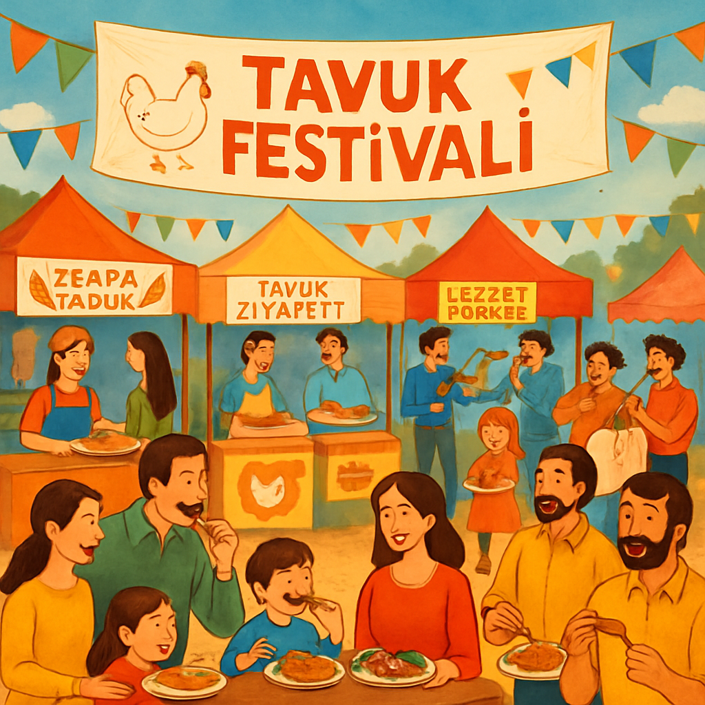 Tavuk Festivali Painting Diamond Kit