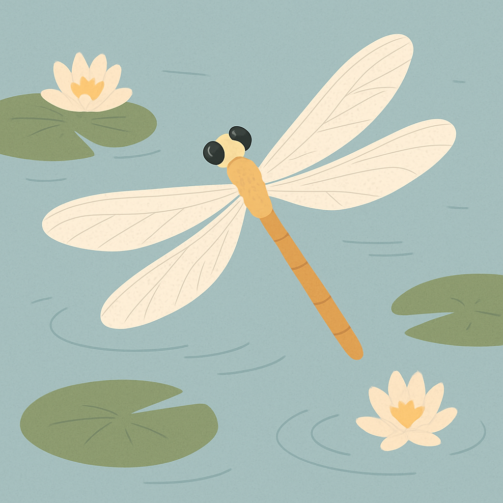 Dreamy Dragonfly Pond Painting Diamond Kit