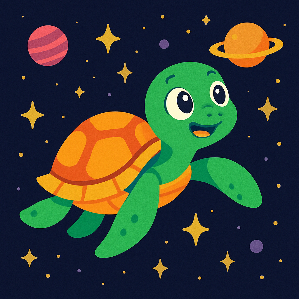 Cosmic Turtle Journey Painting Diamond Kit