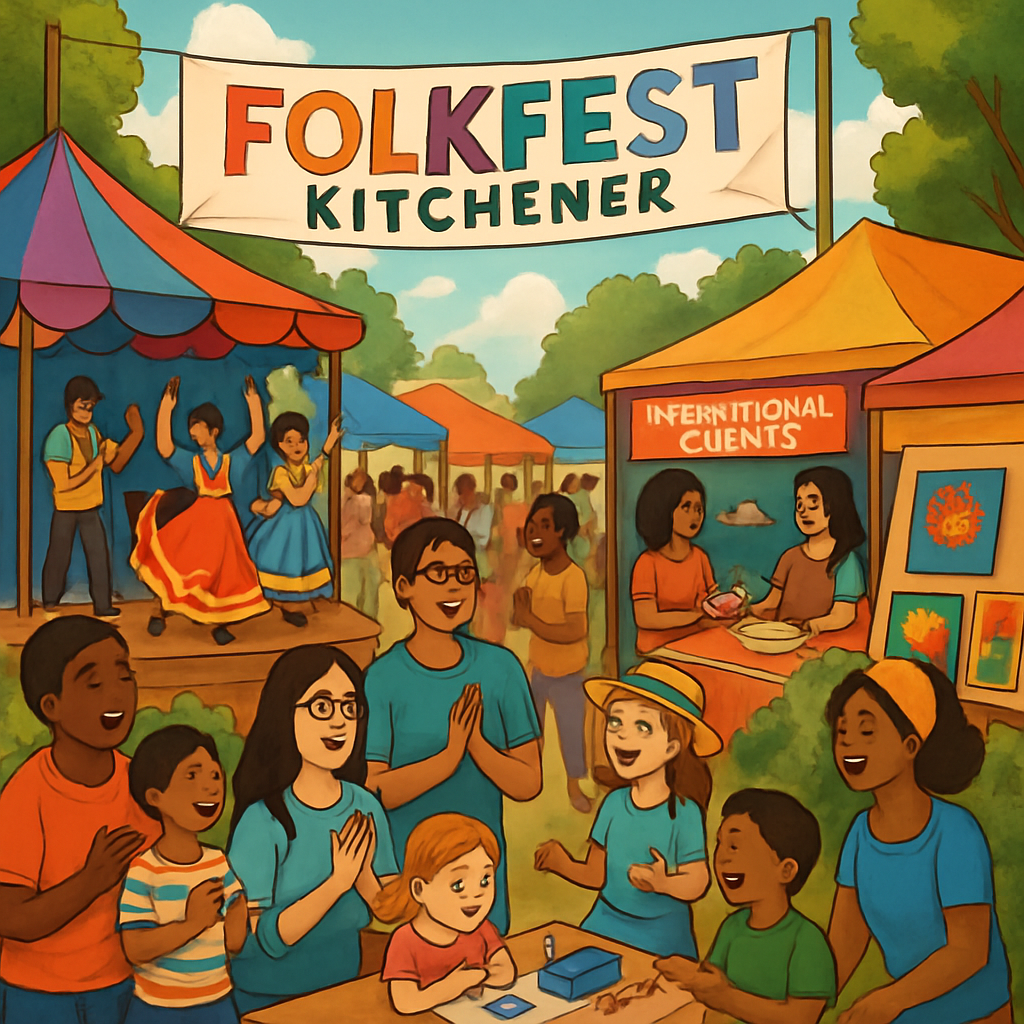 Folkfest - Kitchener Painting By Diamonds Kit