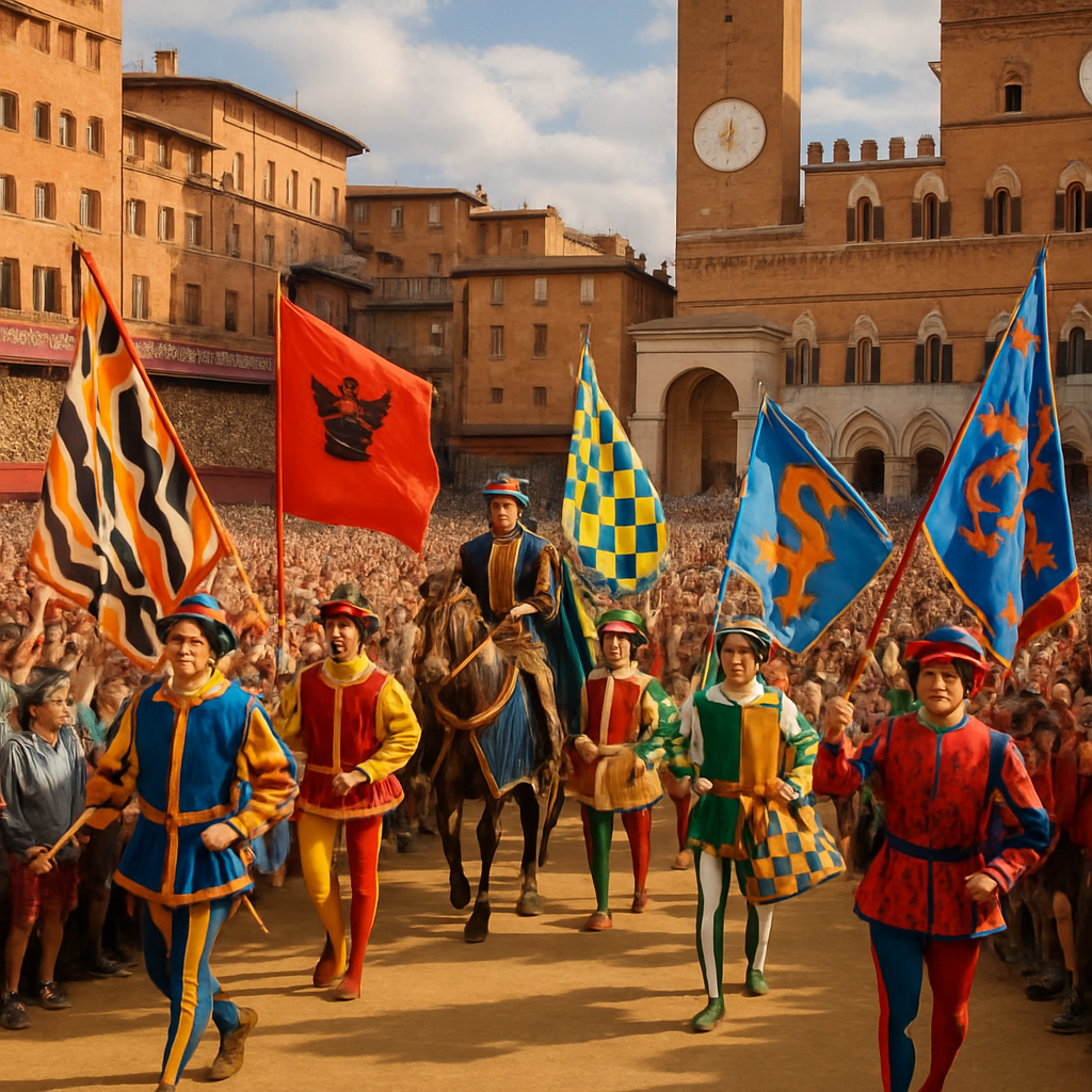 Tuscany’s Palio - Siena Painting By Diamonds Kit