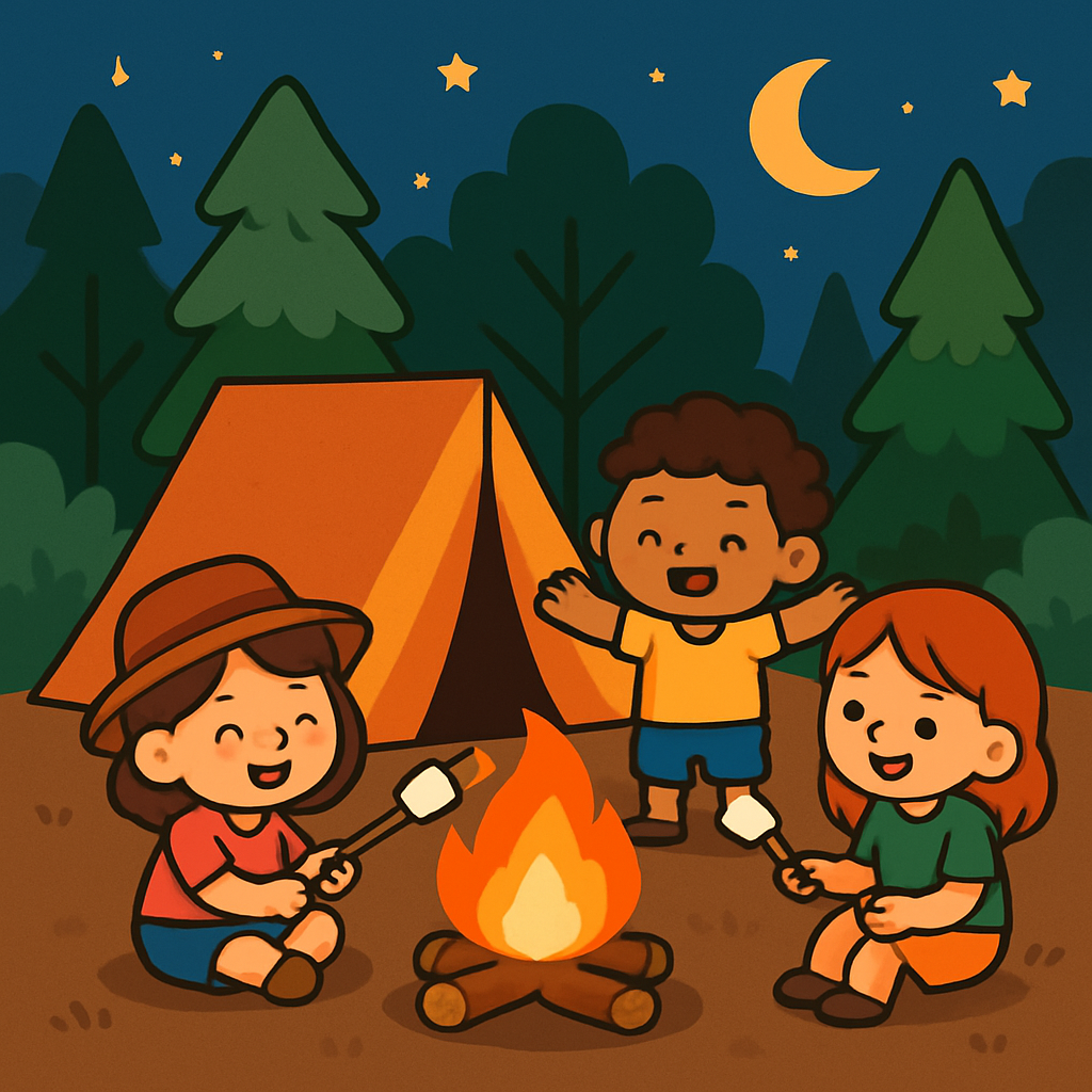 Camping Capers DIY Paint By Diamonds