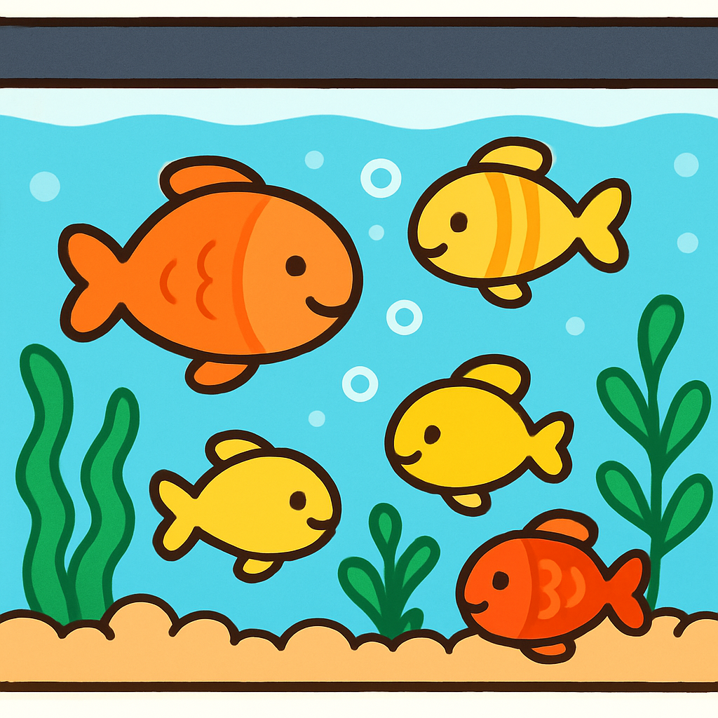 Friendly Fish Tank DIY Paint By Diamonds