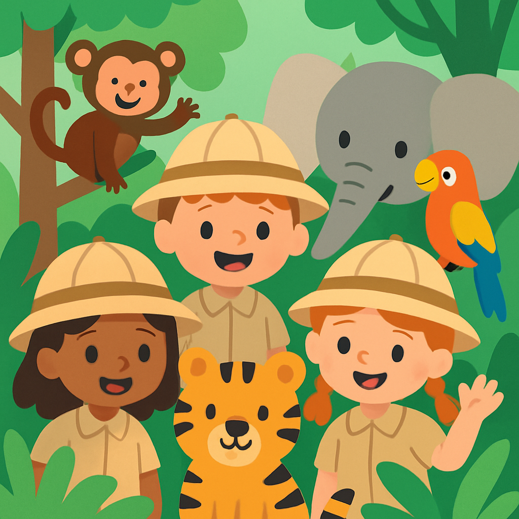 Jungle Discovery Adventure DIY Paint By Diamonds