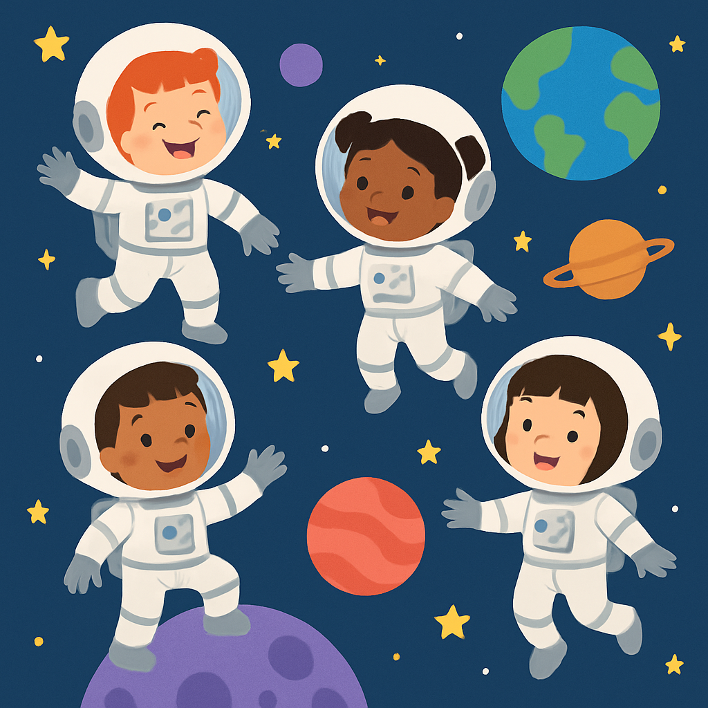 Space Mission Pioneers DIY Paint By Diamonds