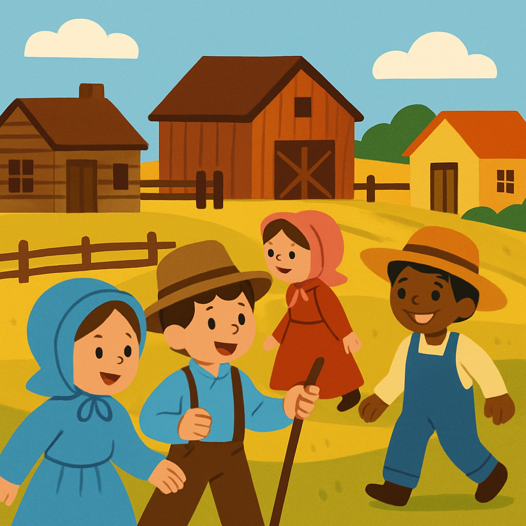 Petite Pioneer Village DIY Paint By Diamonds