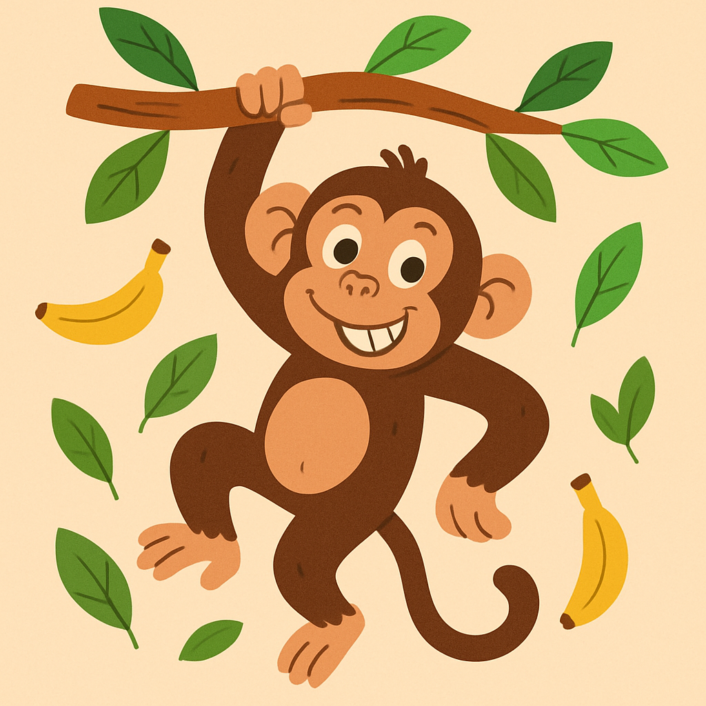 Cheeky Chimp Paint By Diamond