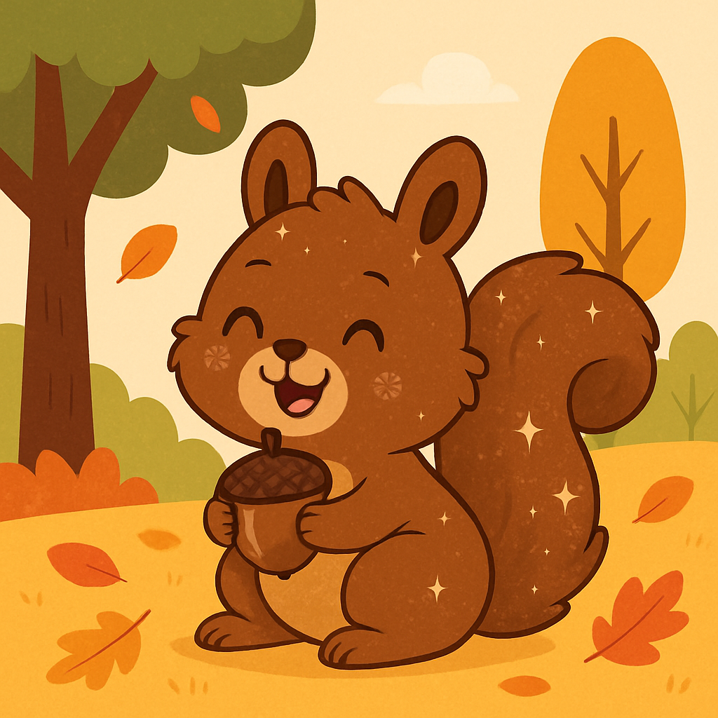 Sparkling Squirrel Paint By Diamond