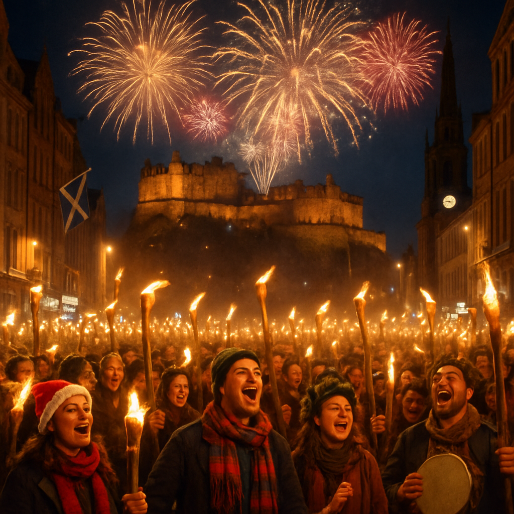 Hogmanay New Year - Edinburgh Painting Diamond Kit