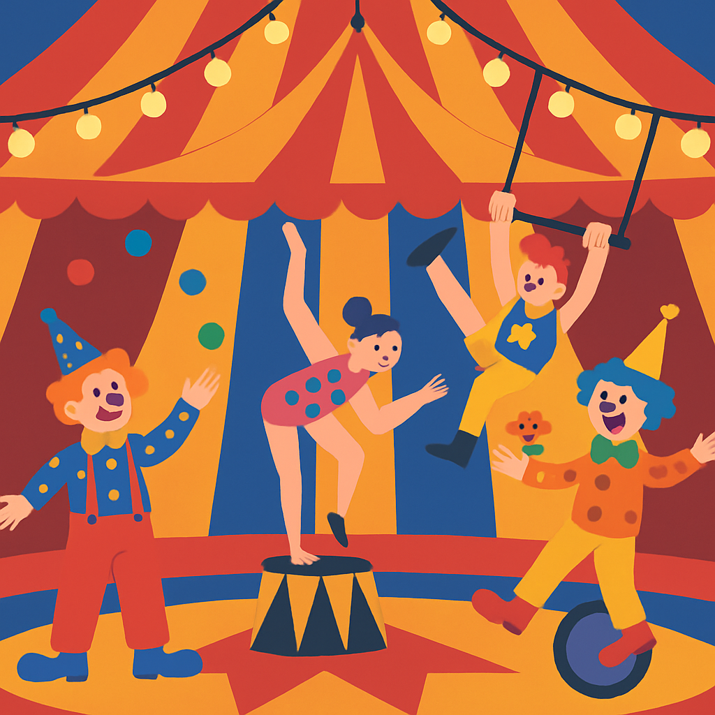 Hilarious Clown Circus DIY Paint By Diamonds