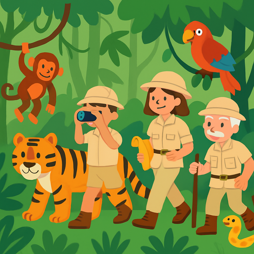 Courageous Jungle Expedition DIY Paint By Diamonds