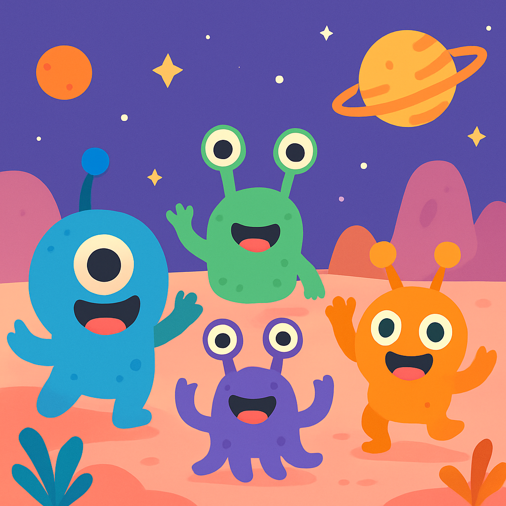 Alien Adventure Paint By Diamonds Art