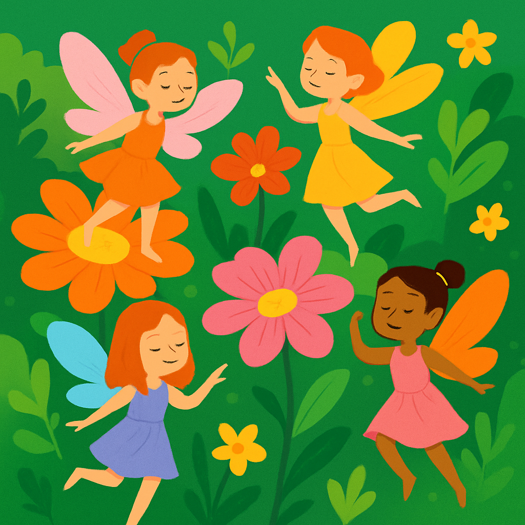 Flower Fairy Land Paint By Diamonds Art