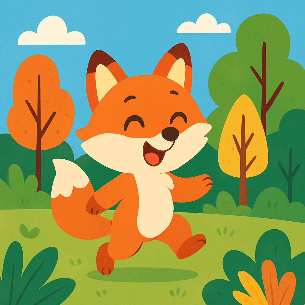 Cheery Fox Paint By Color