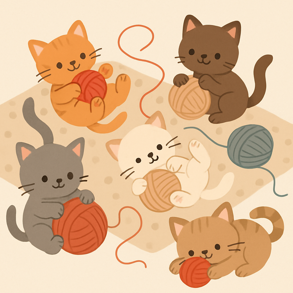 Cuddly Kittens Corner Paint By Diamonds Art