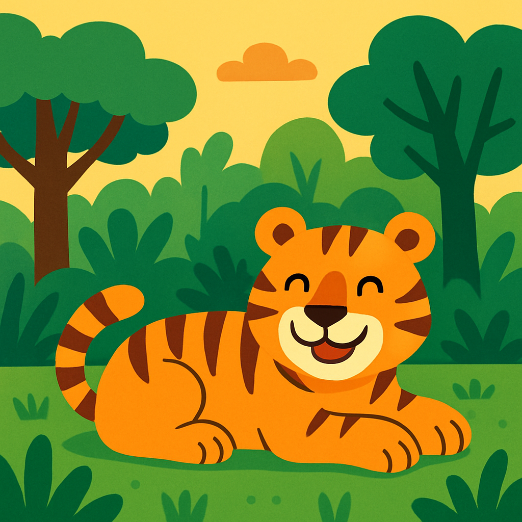 Sassy Tiger Paint By Color