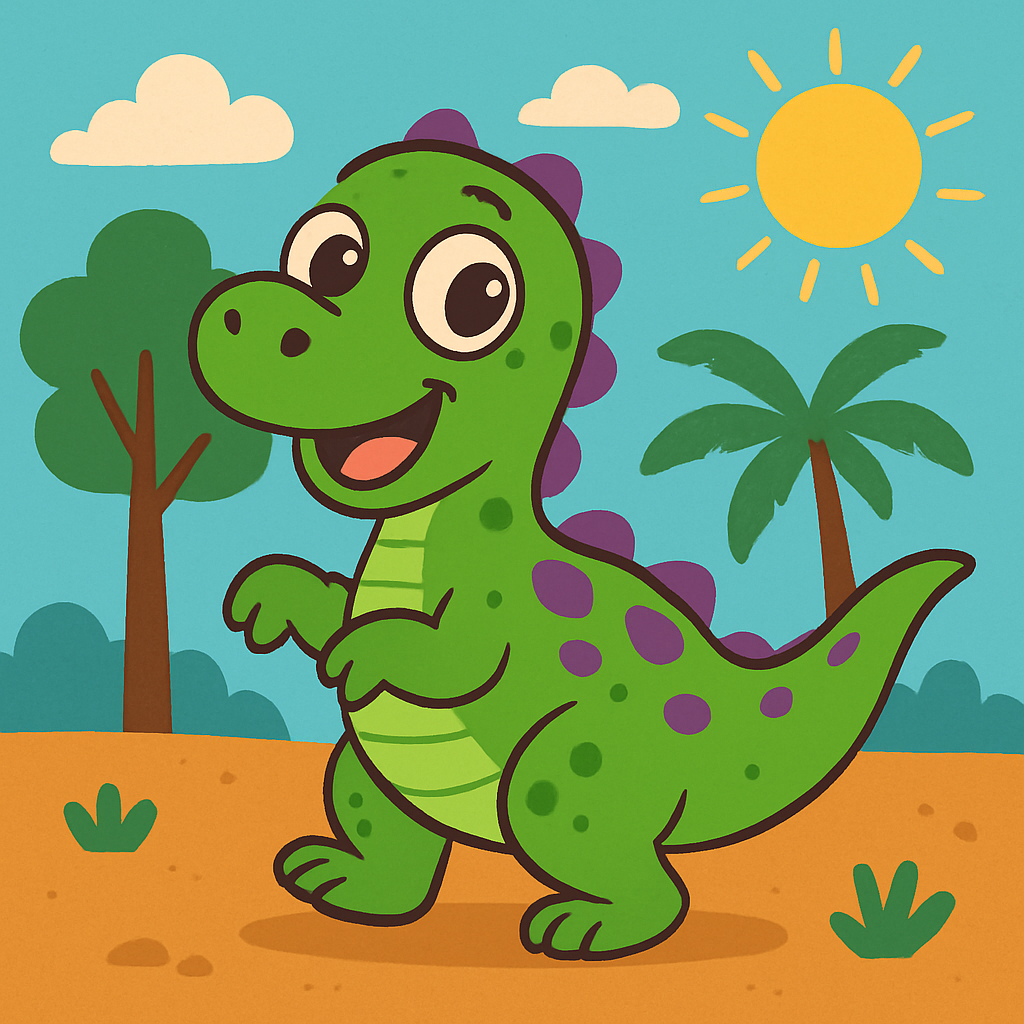 Fun Dino Paint By Color