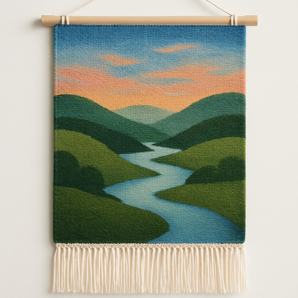 Enchanted Landscape Wall Hanging DIY Paint By Diamonds
