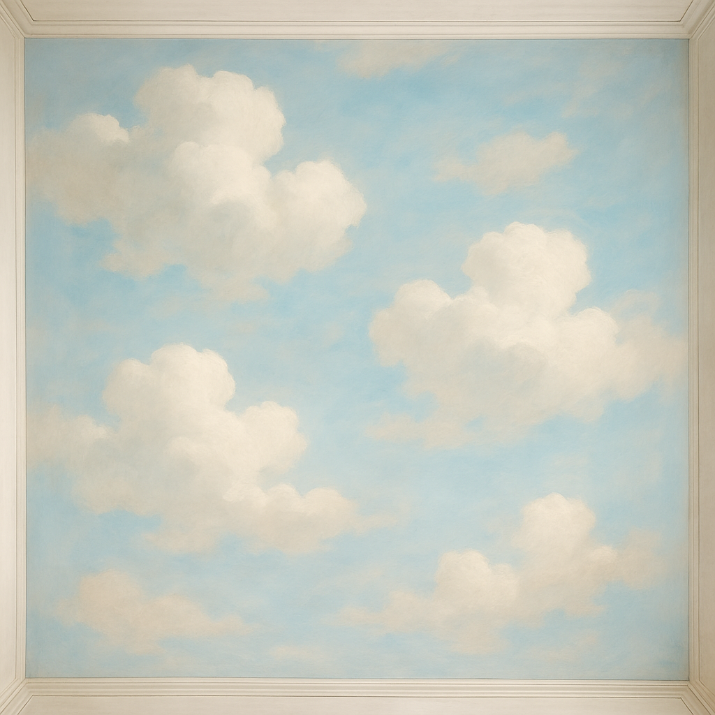 Cloud Dreams Ceiling Mural DIY Paint By Diamonds