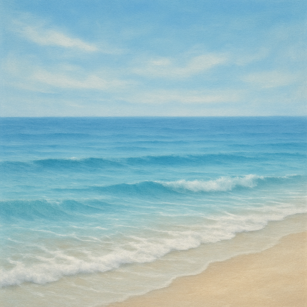 Ocean Serenity Wall Art DIY Paint By Diamonds