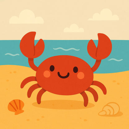 Ocean Explorer: Happy Crab Paint By Diamonds