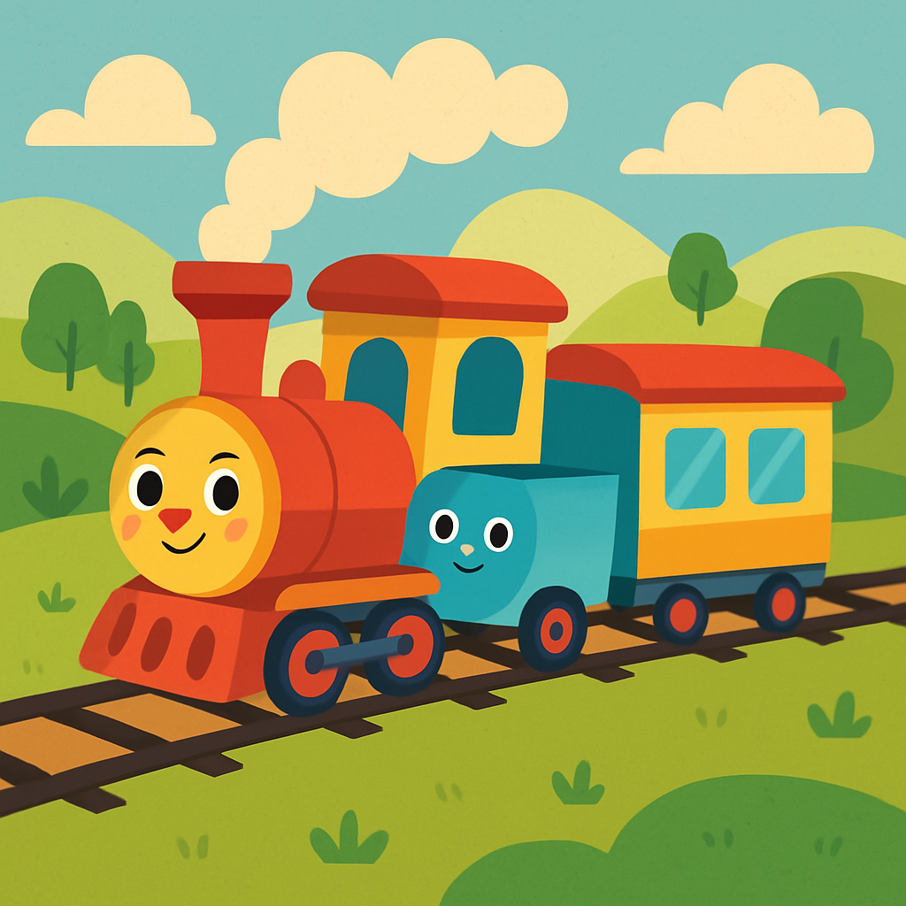 Train Through The Countryside Paint By Diamonds