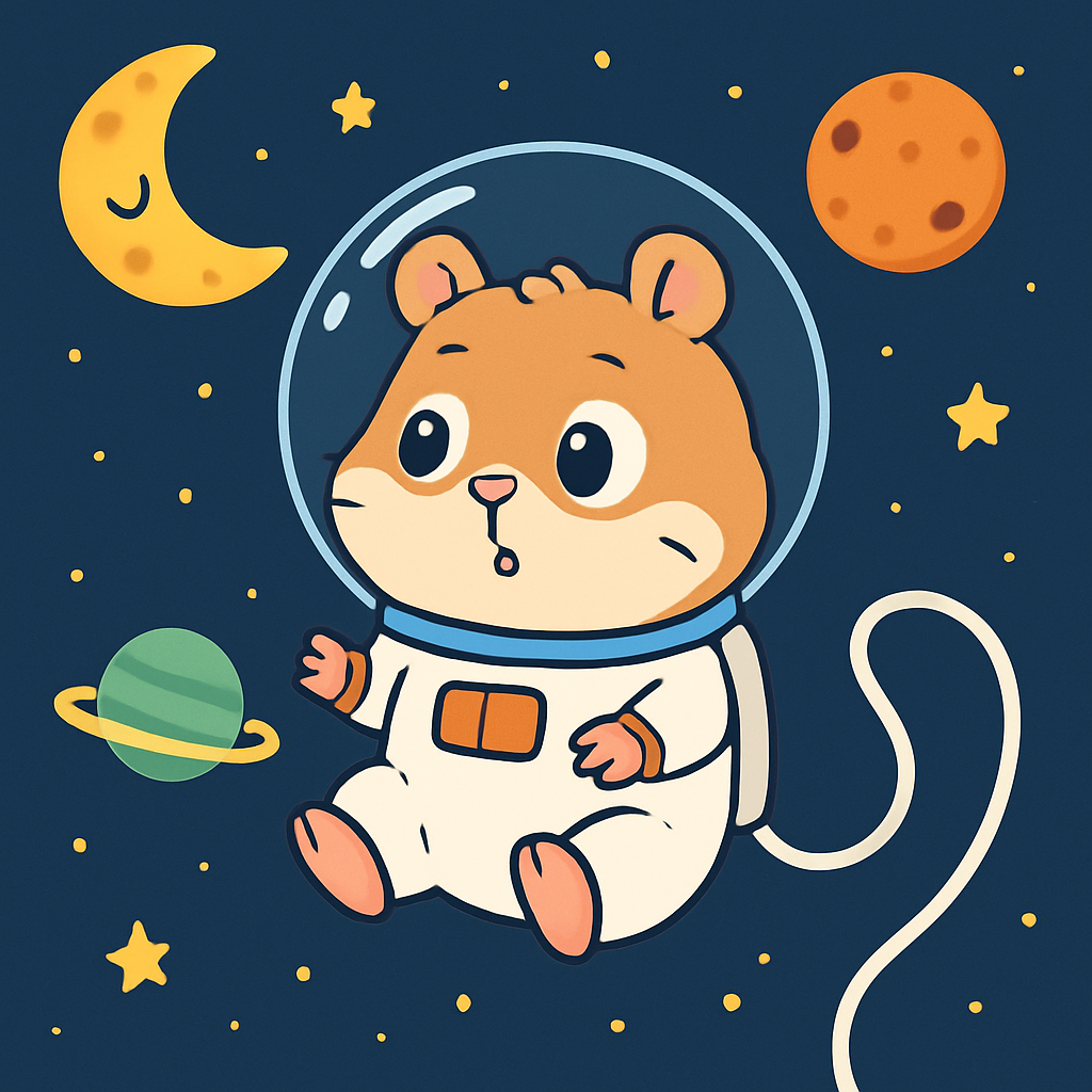 Cosmic Adventure Hamster Paint By Diamonds