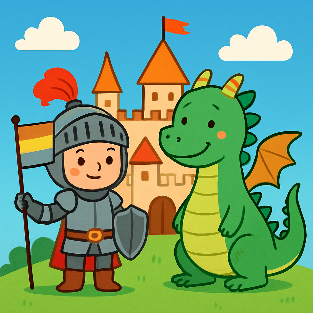 Castle Adventure: Knight And Dragon Paint By Diamonds