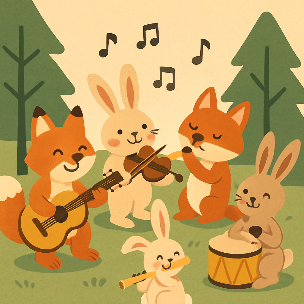 Forest Band Jam Session Paint By Diamonds