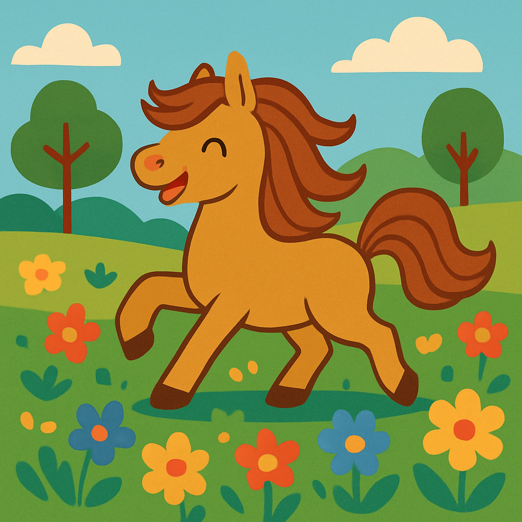 Flower Power Pony Paint By Diamonds