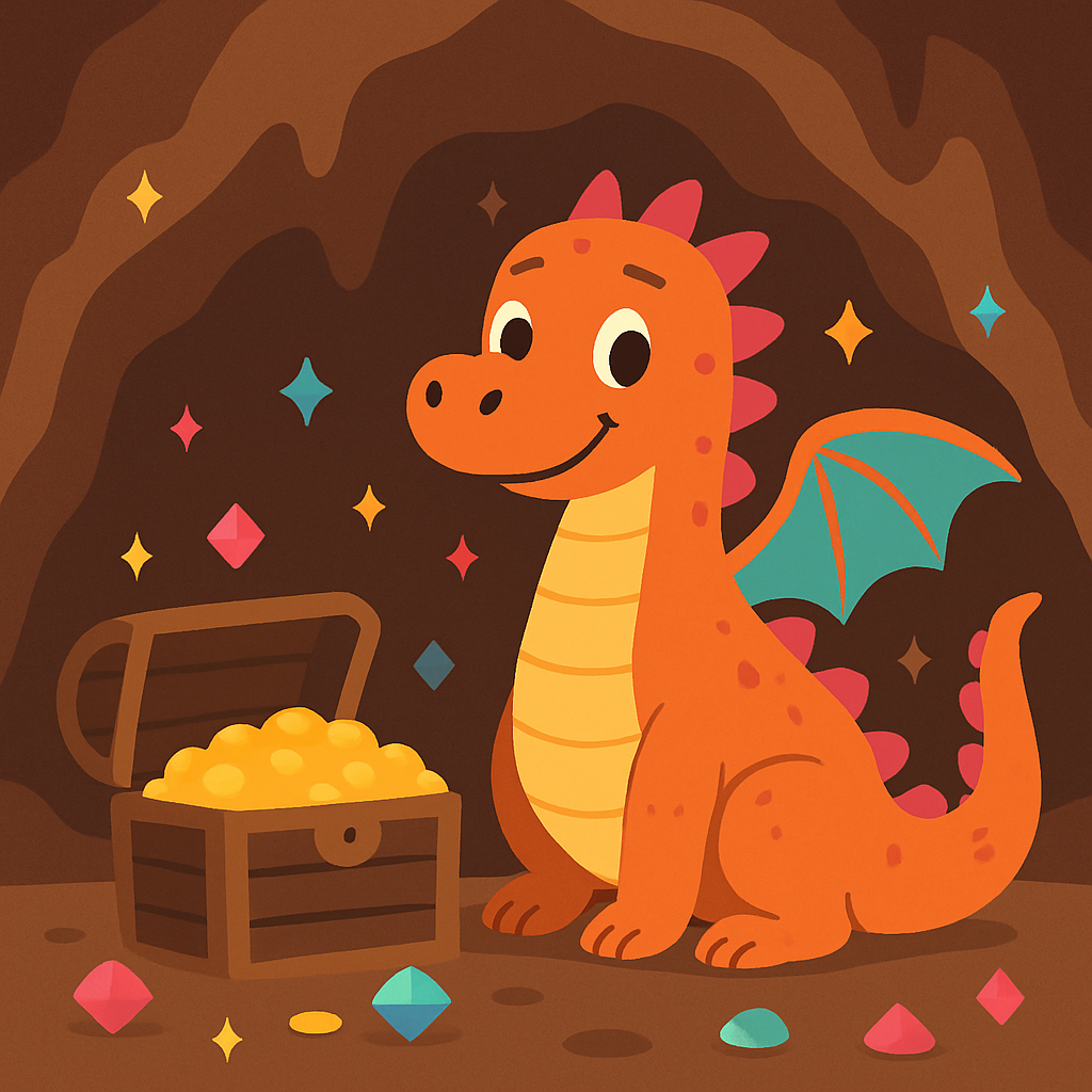 Dragon’s Magical Treasure Paint By Diamonds