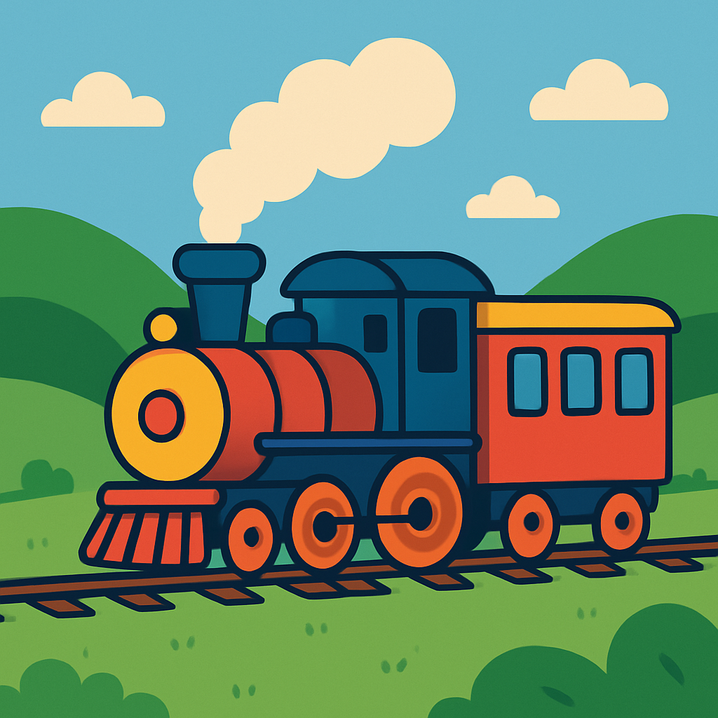 Railroad Adventure Paint By Diamond