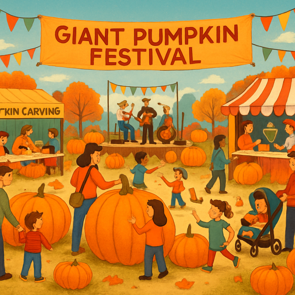 Giant Pumpkin Festival Diamonded Painting Kits