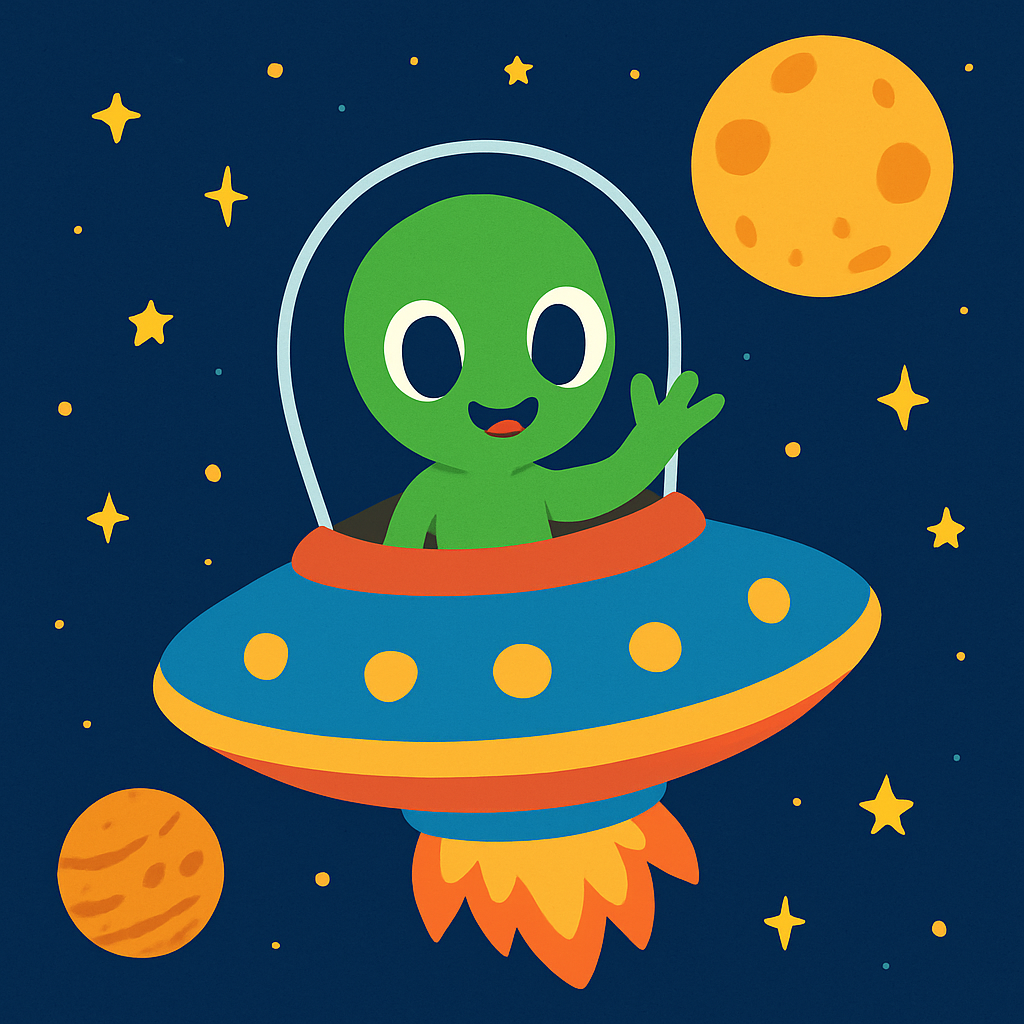 Space Expedition: Alien Adventure Paint By Diamonds Art