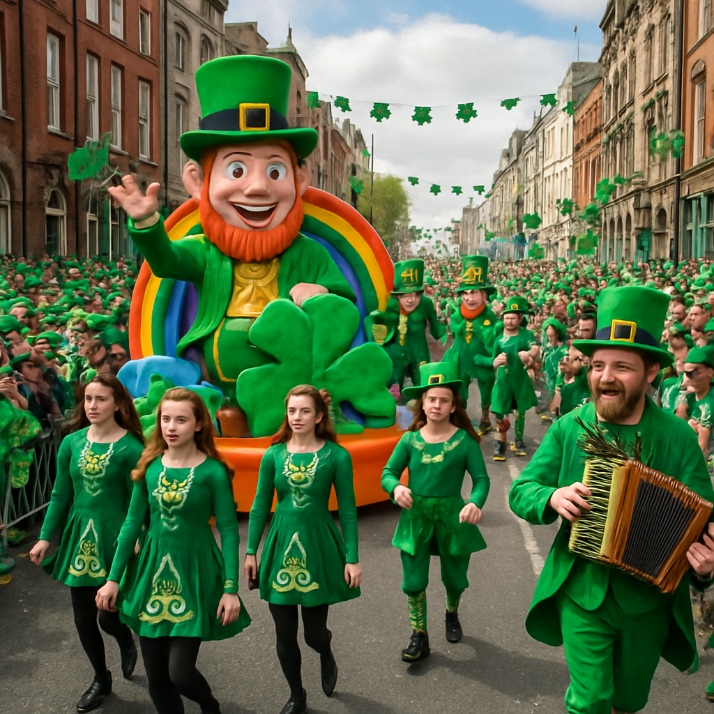 Saint Patrick's Day Parade - Dublin DIY Paint By Diamonds