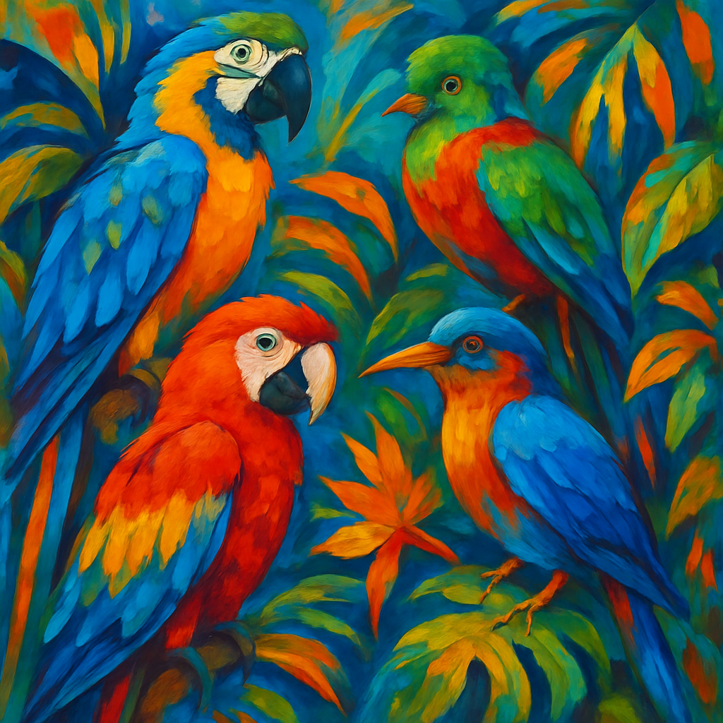 Birds Of Paradise Paint By Diamonds Kits