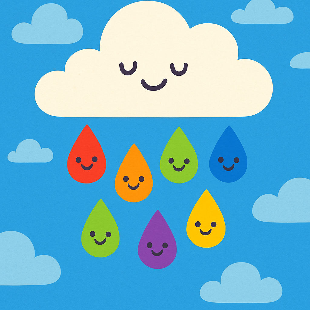 Joyful Raindrops Paint By Diamonds