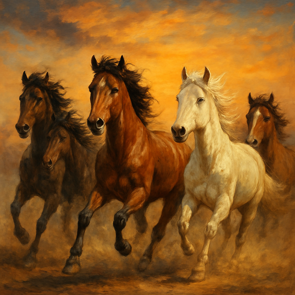 Horse Gallop Bliss Paint By Diamonds Kits