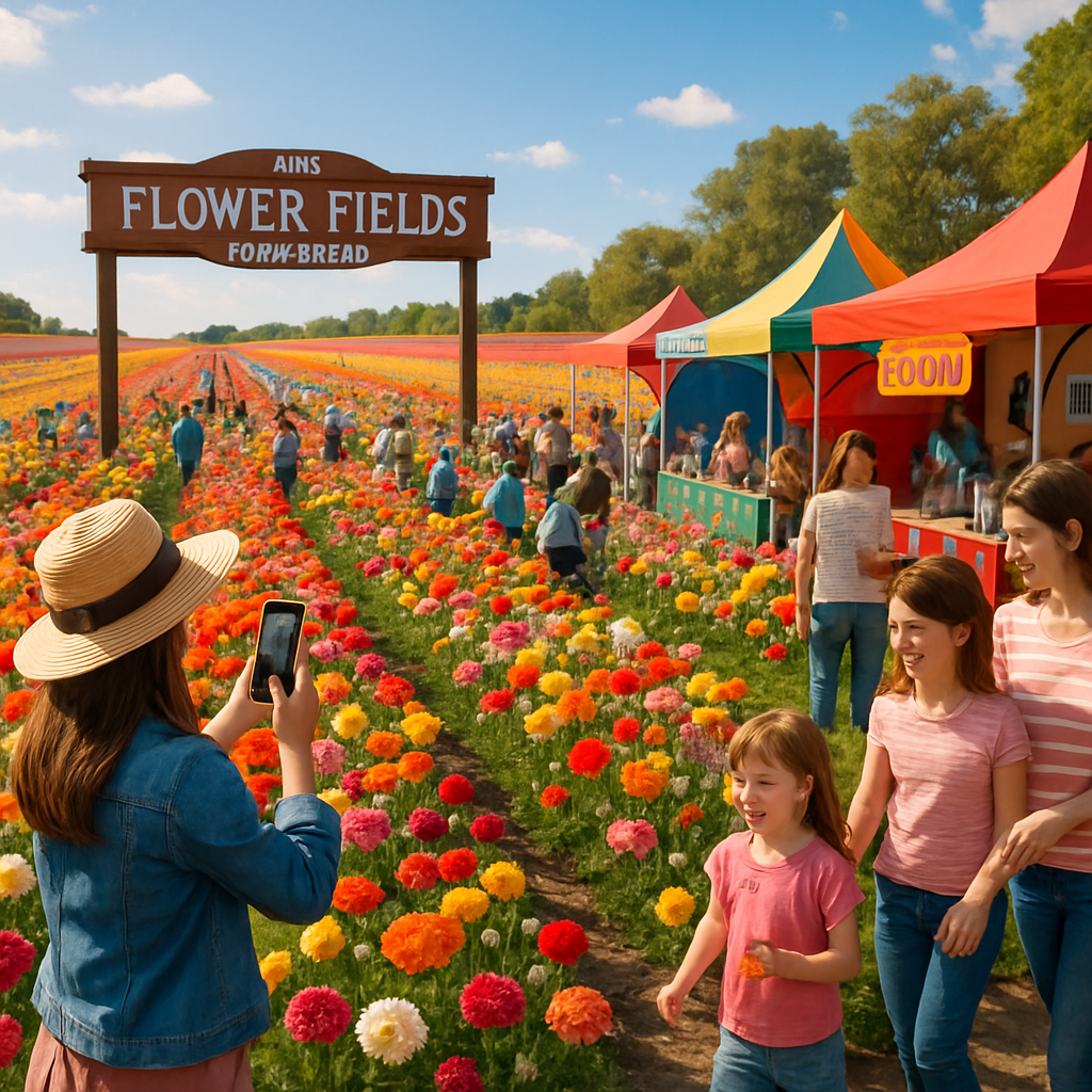 Flower Festival - Carlsbad Paint By Diamonds Art