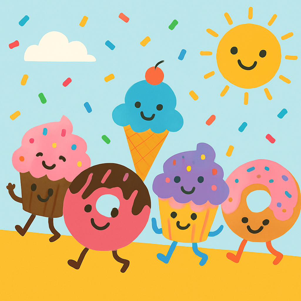 Sweet Treat Parade Paint By Diamonds