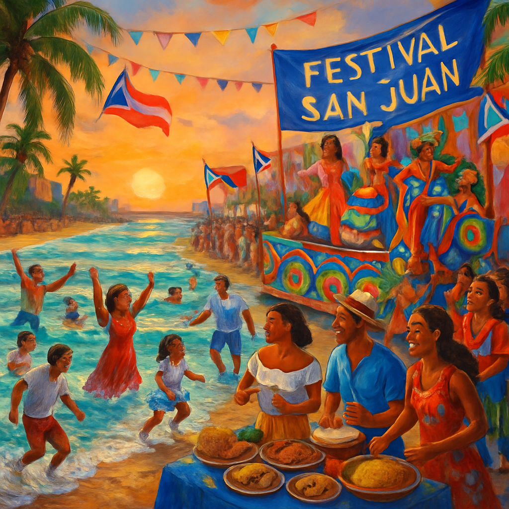 The Festival Of San Juan - Puerto Rico Paint By Diamonds Art