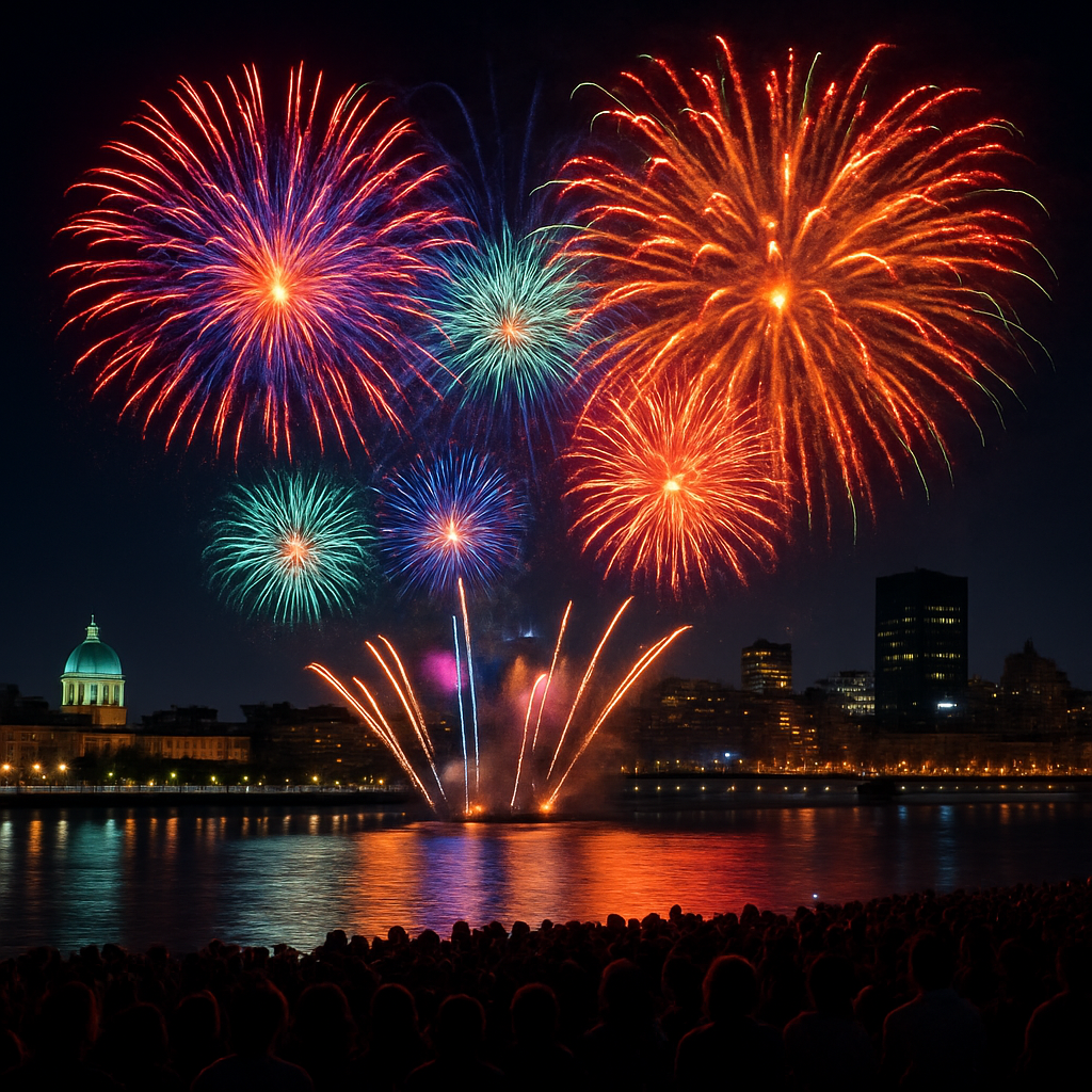 Montreal International Fireworks Competition - Montreal DIY Paint By Diamonds