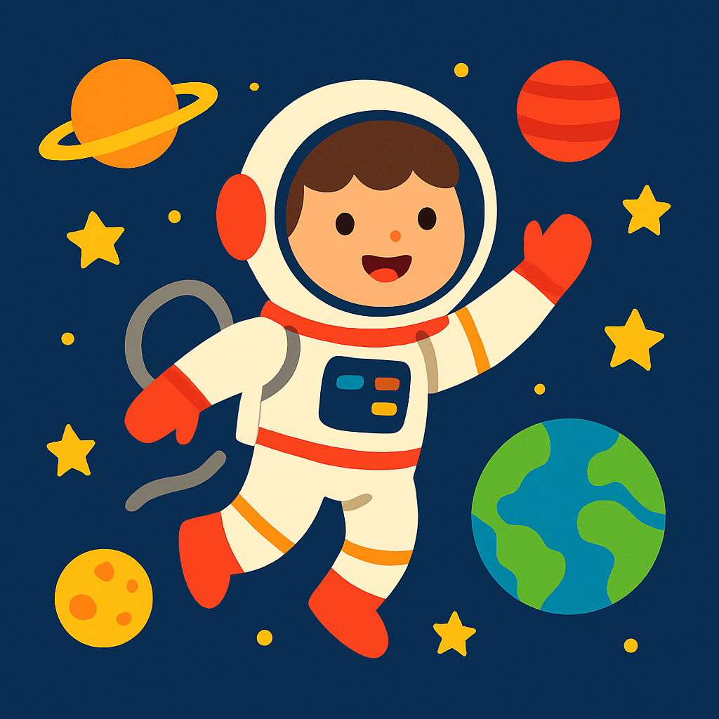 Astronaut's First Journey Paint By Diamonds