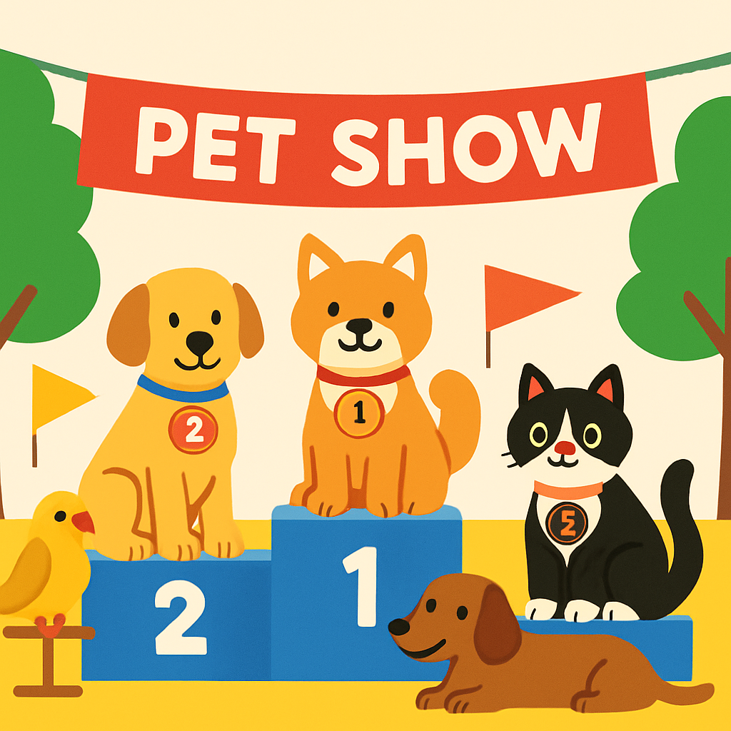 Charming Pet Show Paint By Diamonds