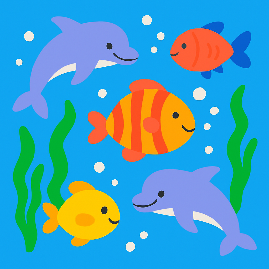 Cheerful Ocean World Paint By Diamonds